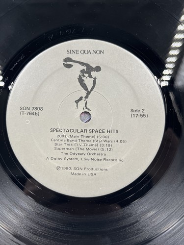 The Odyssey Orchestra – Spectacular Space Hits LP (SQN 7808) (Galactic Hits) VG+ - Picture 7 of 14