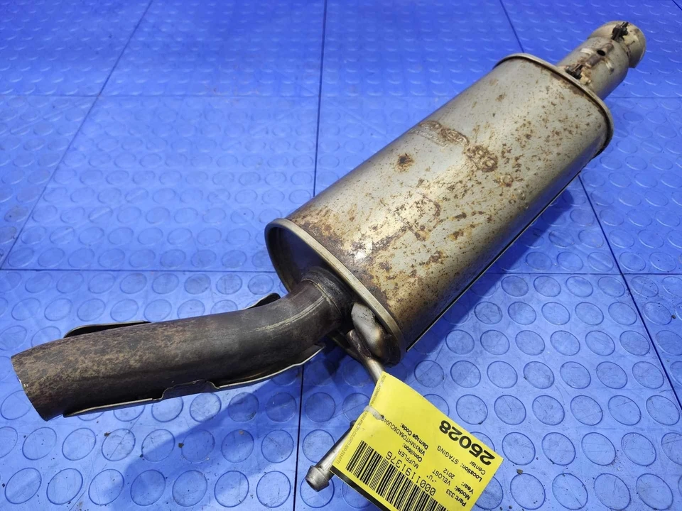 Silenciador de escape intermedio central sin turbo 12-17 Hyundai Veloster 1,6 L OEM Foto 2 de 4