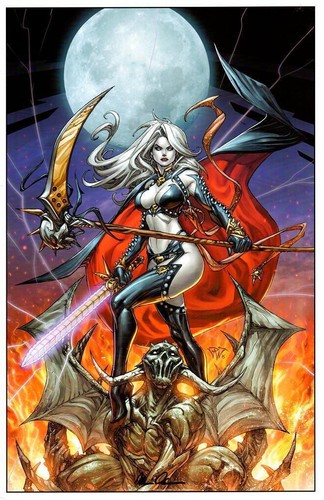Exec. Rep. 1/12 LADY DEATH Figure SEXY SOLD OUT SCARLET VARIANT LTD ED. SALE - Picture 22 of 24