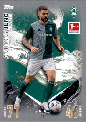 Match Attax Bundesliga 2023 2024 23/24 - 78 - Anthony Jung