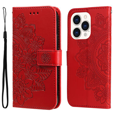 For iPhone 17 16e 15 14 13 12 Pro Max 8/7 SE Wallet Card Case Leather Flip Cover