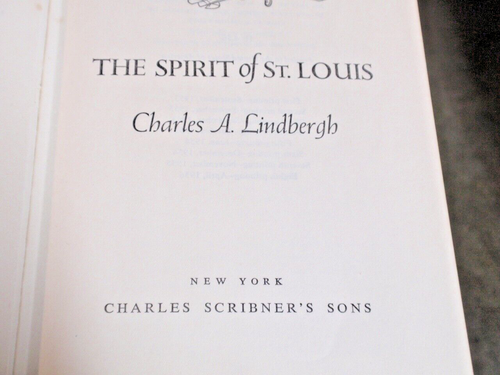 Two Vintage HC Books Lindbergh The Lone Eagle & Spirit of St. Louis - Picture 10 of 13