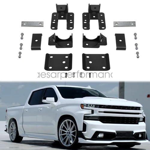 For 07-20 Chevy Silverado Sierra 1500 GMC 5-6" Rear Drop Lowering Axle Flip Kit - Picture 4 of 8
