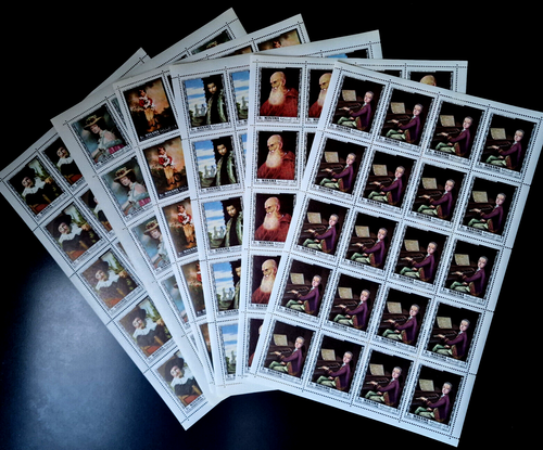 United Arab Emirates - MNH Art Paintings Ajman Manama 6 Full Sheets 120 Stamps - Picture 1 of 14