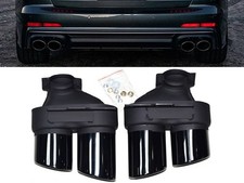 For Audi A6 A7 C8 S6 S7 Muffler 2019-2024 Exhaust Pipe Stainless Steel Tip
