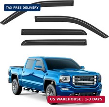 Out-Channel Window Rain Guards Fit for 2014-2018 Chevy Silverado/GMC Sierra 1500