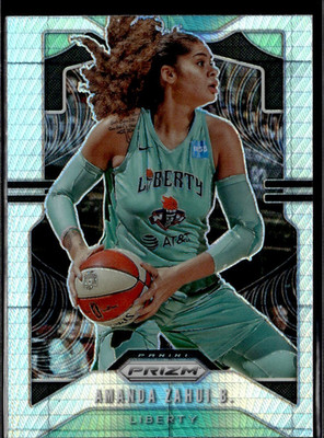 2020 Panini Prizm WNBA Amanda Zahui B. #88 HYPER Prizm New York Liberty
