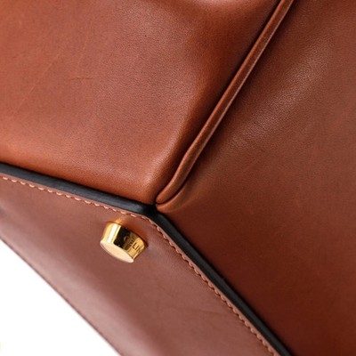 Celine 16 Top Handle Bag Smooth Calfskin Small | eBay