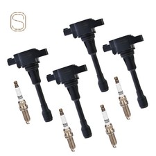 4pcs Ignition Coil 4pcs Spark Plug For Nissan Altima Sentra Rogue Versa New Us 4pcs Ignition Coil 4pcs Spark Plug For Nissan Altima Sentra Rogue Versa New Us