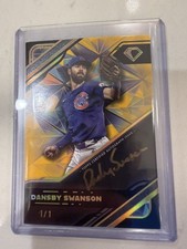 2025 Topps Diamond Icons Dansby Swanson   Polychromatink Gold Auto 1/1 CUBS