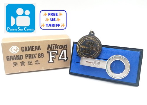 RARE! 🎦👀✨Unused✨ Nikon F4 Tie Lupe Camera Grand Prix'89 Award Commemoration