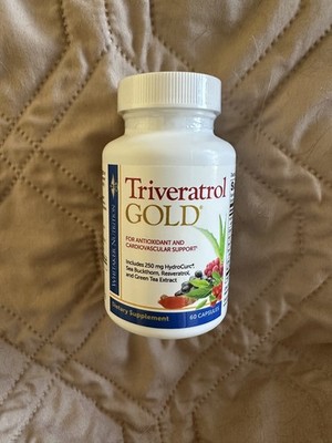 Whitaker Nutrition Triveratrol GOLD 60 Capsules Healthy Aging W/Cardio Support