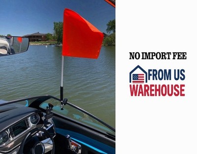 Skier Down Flag Holder- Window Mount Flag Buddy- Free shipping USA