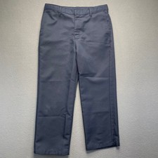 Girls School Uniform Pants Navy Straight Leg Polyester Size 18 A Simply Best