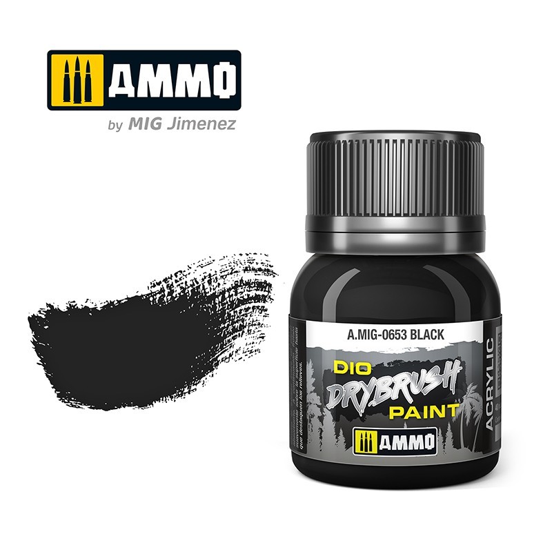 DRYBRUSH Black Brown AMMO by Mig Jimenez