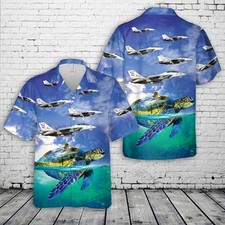 US Navy VF 154 F 14A Tomcats Hawaiian Shirt