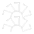 40 Pcs Cabinet Hinge Repair Kit Glass Gaskets Replacement for Hinges