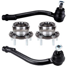 4PCS Front Tie Rod End Link Wheel Hub & Bearing Assembly Fits Kia Sorento 11-13