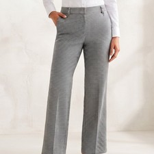 Rafaella Studio Dress Pants Womens 12P Black White NEW Houndstooth Classic Fit