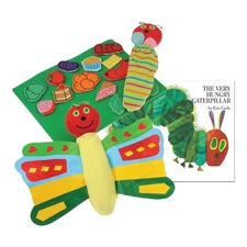 Kaplan Early Learning Friendly Caterpillar Book with Story Props for Visual