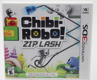 Chibi-Robo!: Zip Lash (Nintendo 3DS, 2015) COMPLETE CIB NICE!!