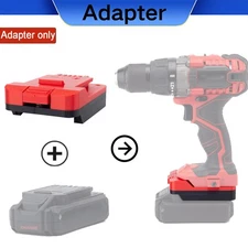 Adapter For Hyper Tough 20V Li-ion Battery Convert to for Bauer 20V Power Tool