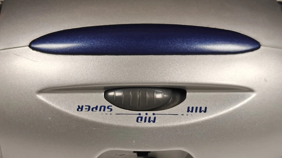 Seiko Super RAIDEN KR241S Loud Quartz Alarm Clock Blue Silver Japan Vintage - Image 2 of 4