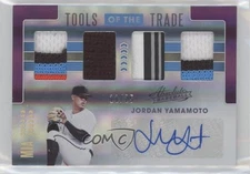 2020 Panini Absolute Spectrum Purple /25 Jordan Yamamoto #TOT4-JY Rookie Auto RC
