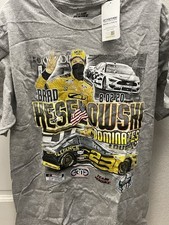 Brad Keselowski 2020 New Hampshire Win T Shirt Mens L NWT