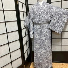 8755 Japanese Yukata Womens Vintage Fabric Cotton Robe Kimono Traditional