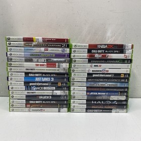 Lot of Assorted Scratched Video Games in Cases