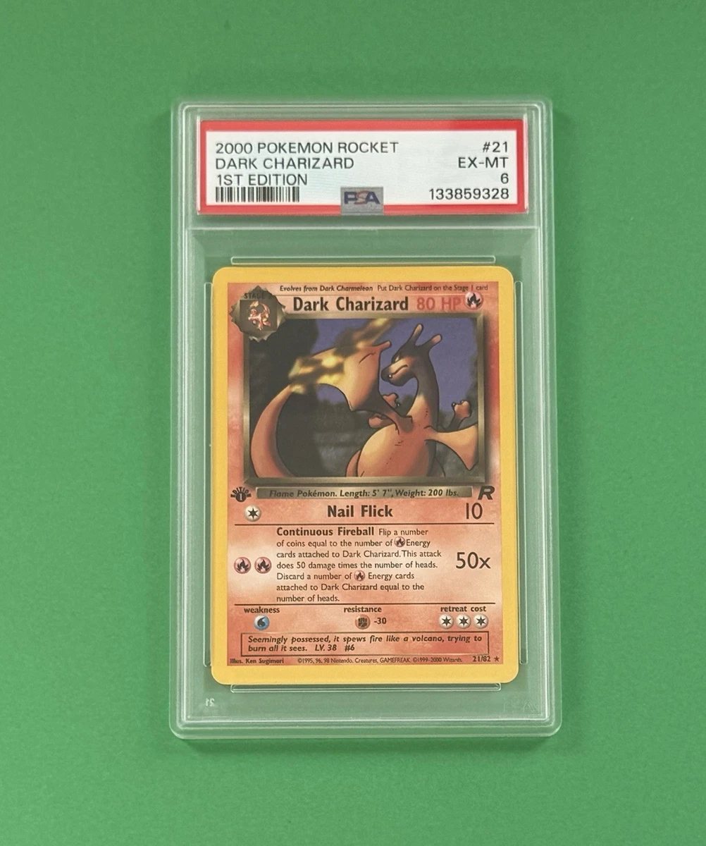 Darkness Charizard Pokémon TCG Rare Individual Collectible Card