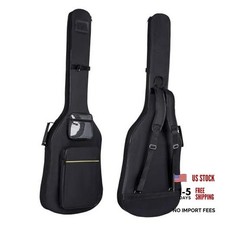 Bass Guitar Case, 0.35" Thick Padding, Bass Gig Bag with Neck Fixed Bass Bag