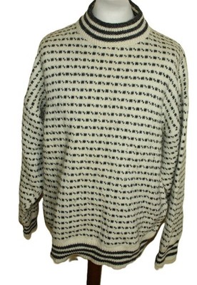 Cornwall Herren Islander Norweger Pullover GR XL wolle
