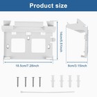 Power Supply Brackets Holder Plastic Router Mounting Kit Space Saving SmdFZ