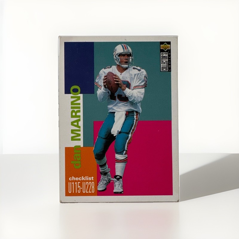 Upper Deck Collector's Choice Checklist Dan Marino Miami Dolphins #U115-U128