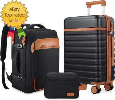 Carry on Luggage 20In with Spinner Wheels Pc Hardside Suitcase Set with TSA Lock