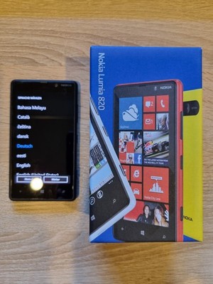 Nokia  Lumia 820 - 8GB - Schwarz (Ohne Simlock) Windows Phone