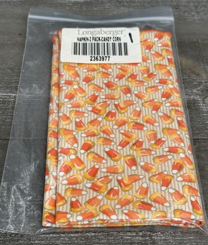 Longaberger Zuckermais Servietten 2er Set Neu