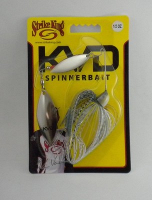 Strike King FSB12WW-514S 1/2 Oz KVD Finesse Spinnerbait Farbe Chrome Sexy Shad