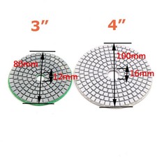 16-tlg. Diamant Polierscheiben Set 125mm - Für Granit, Marmor & Beton Mit M14 Adapter