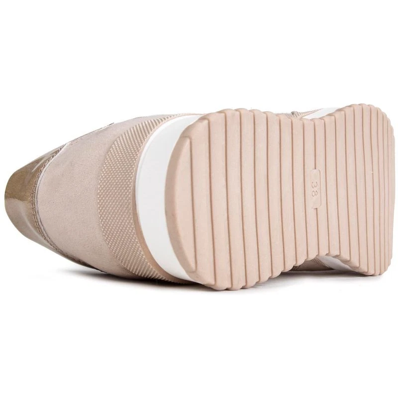 Zapatillas deportivas estilo running color tostado Marco Tozzi 23734 para mujer Foto 4 de 4