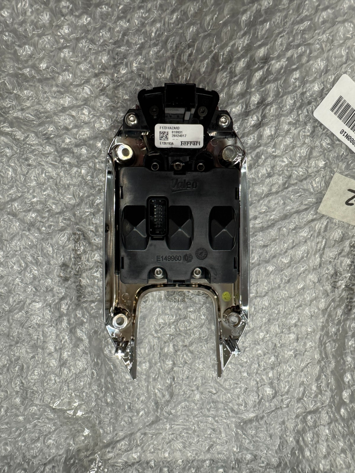 Ferrari SF90 296 812 Gear Bridge Selector hazard switch light reverse center GTS
