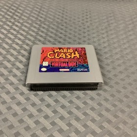 Mario Clash Game + Cover + Instruction Booklet Manual (Nintendo Virtual Boy)