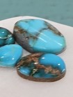 Super Rare Natural Nevada Gem High Grade Turquoise Lot Cabochon 12 Carats  — photo 7