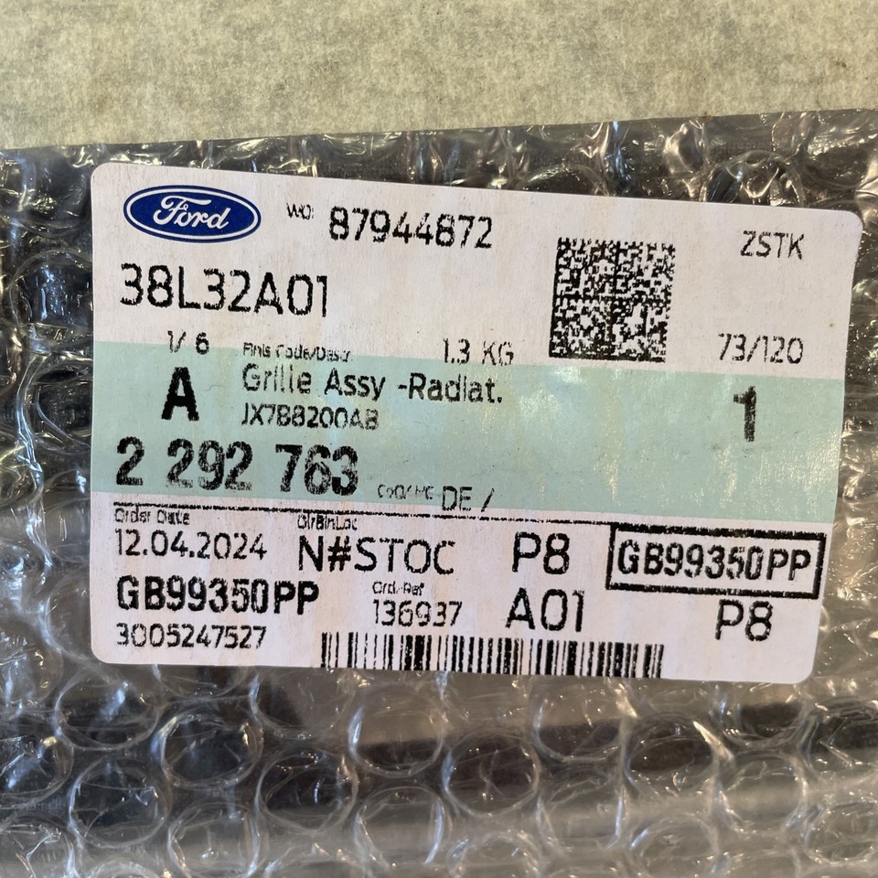 Genuine NEW Ford Focus Mk4 Front Upper Radiator Grille Chrome 2018-On ...