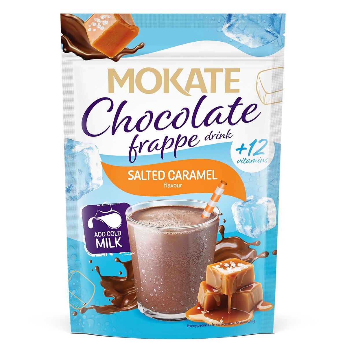 Mokate CHOCOLATE Frappe drink SALTED CARAMEL flavor-104g37 oz FREE SHIPPING 2090₽
