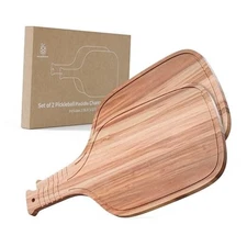 New – Set of 2 Pickleball Paddle Charcuterie & Cheese Set of 2 Paddle Boards