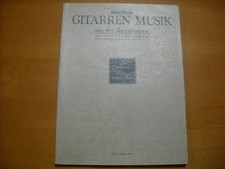 Complete Renaissance Music for Guitar DVfm Original Edition