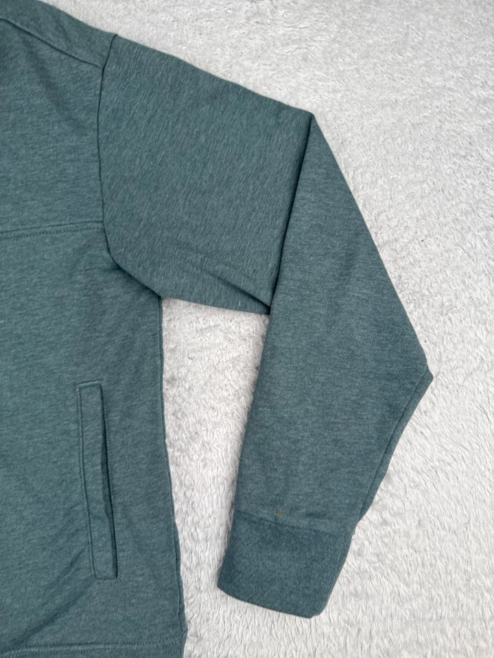Suéter Patagonia Mujer Extra Pequeño Verde azulado 1/4 Cremallera Ahnya Pullover Mezcla Algodón Foto 2 de 4
